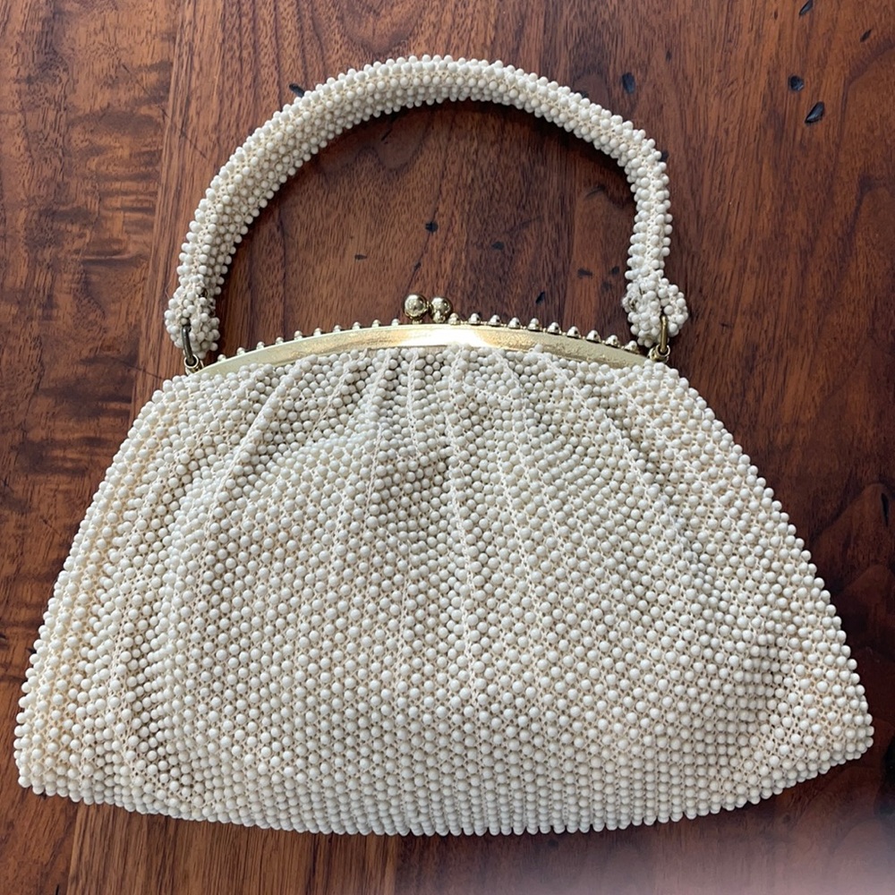Vintage Beaded Purse by Corde-Bead. 11 x7 Excellent condition
